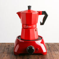 Máquina de café italiana, capacidad para 6 tazas, adecuada para estufas de gas, eléctricas y de cerámica, mango ergonómico, válvula de seguridad, interior fácil de limpiar. - details 0