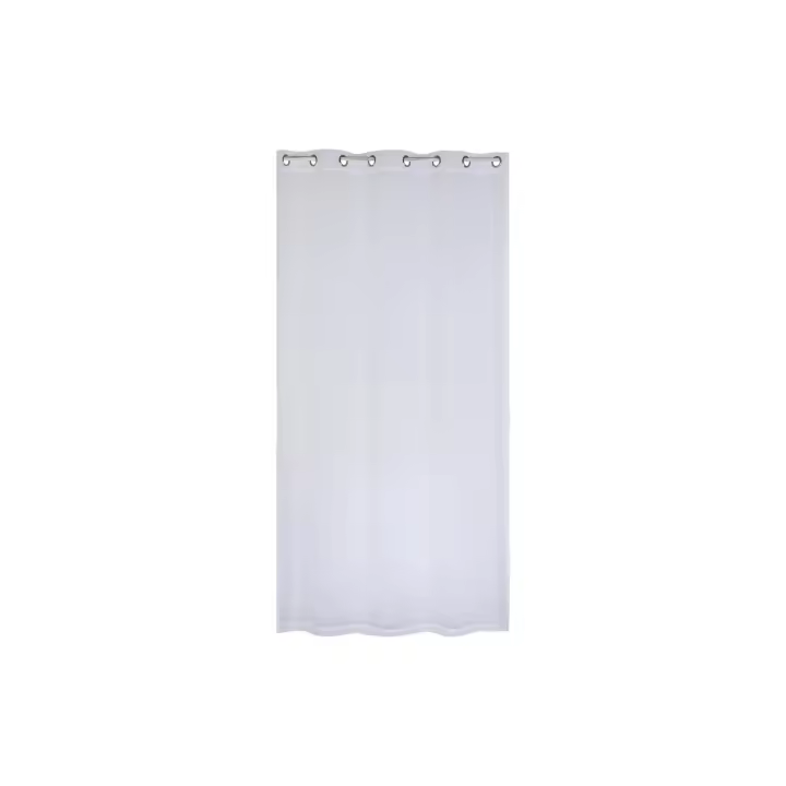 Cortina Poliester 140X260X260 8 Anillas Blanco El mejor complemento para tu hogar  -Fijalo- - 1