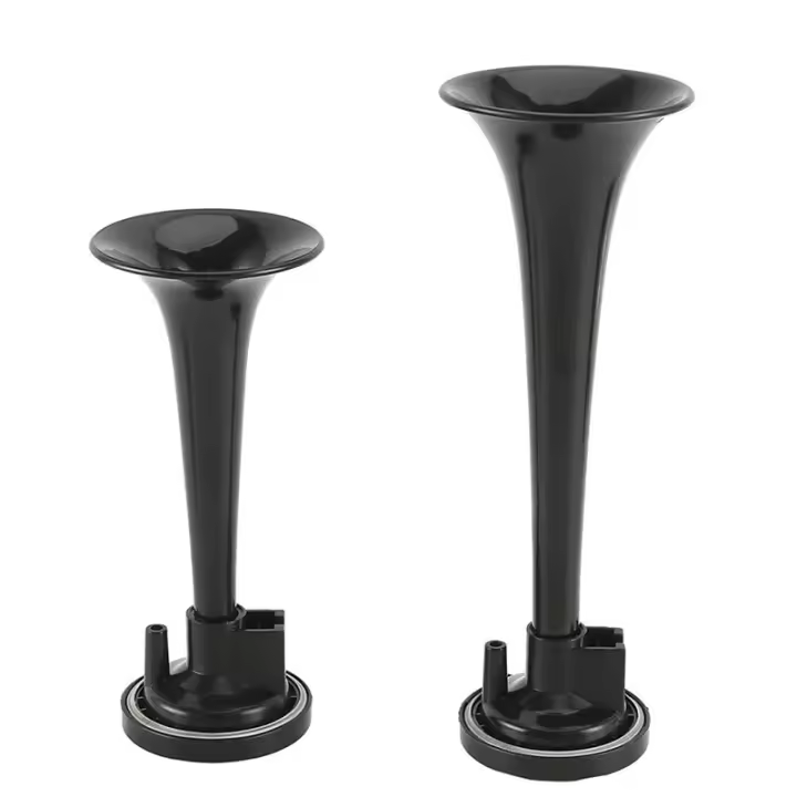 2PCS Bocina De Aire Negra Doble Freno Tubo Para Coche Camión Tren Barco Herramientas De Reparación Y Mantenimiento - 1