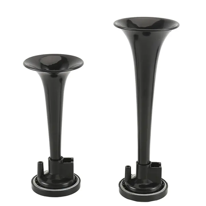 2PCS Bocina De Aire Negra Doble Freno Tubo Para Coche Camión Tren Barco Herramientas De Reparación Y Mantenimiento - 1