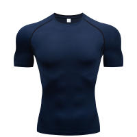 Camiseta De Compresión Para Hombre Running Quick Dry Camiseta De Fútbol Para Fitness Gimnasio Deportiva Transpirable Con Mangas Cortas - details 6