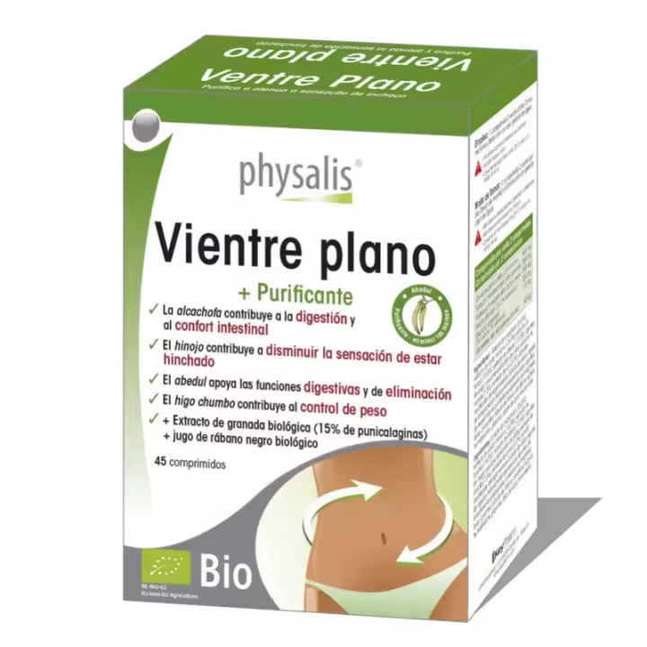 Vientre plano bio 45 comprimidos Physalis - 1