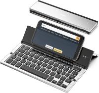 Teclado Bluetooth Plegable Portátil Para Viaje Compatible Con iPhone Xs Max iPad iPad Mini 4 Samsung Tableta Android Estilo Ergonómico Mini Para Tablet Y Laptop - details 7