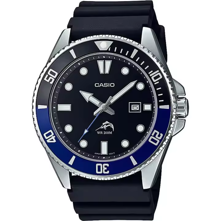 Reloj Hombre Buceo Casio Marlin MDV-106B-1A1 MARLIN DURO "the Batman" correa goma - 1