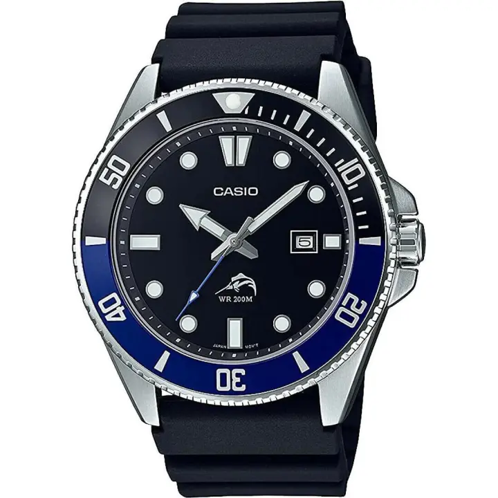 Reloj Hombre Buceo Casio Marlin MDV-106B-1A1 MARLIN DURO "the Batman" correa goma - 1