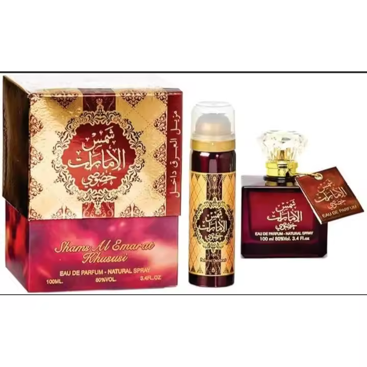 Shams al emarat khususi , ard al zaafaran unicex 100 ml  perfume + desosdorante. - 1
