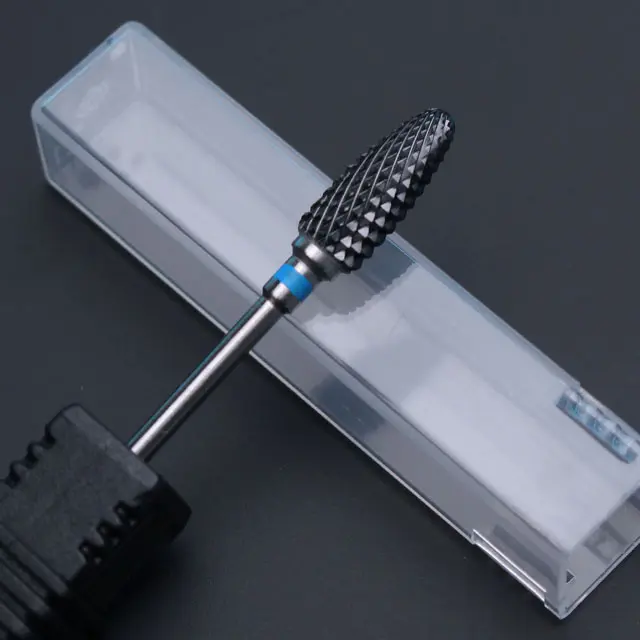 Cutter De Cerámica Para Manicura Brocas De Uñas Eléctricas Accesorios De Fregado Rosa Azul Herramientas De Corte Para Uñas - 1