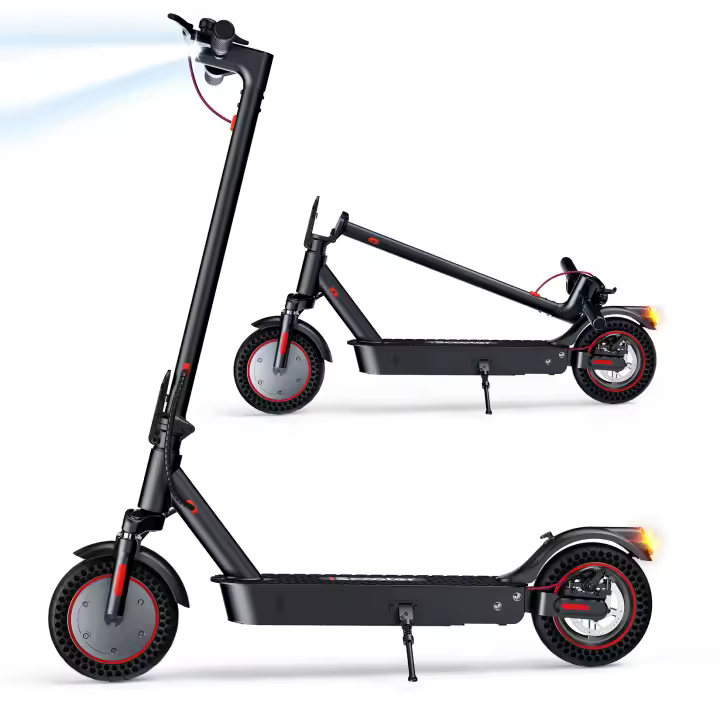 Patinete eléctrico con bolsa - IScooter I9Max - Neumáticos de 10 pulgadas - 500 vatios - Con app - Autonomía 30-40 km - Plegable - Carga máxima 120 kg - 1