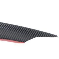 4PcsSpoiler De Fibra De Carbono Para Coche Difusor De Parachoques Fin De Aleta Canard Splitter Knife De Aire Material ABS - details 12