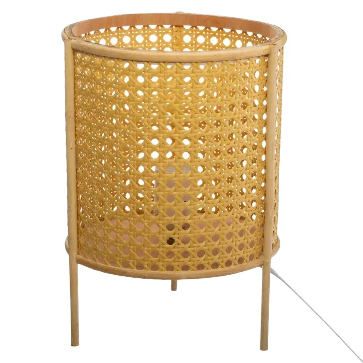 Atmosphera Lámpara de Sobremesa de Mimbre - Gran Diseño - Materiales de Calidad - 1