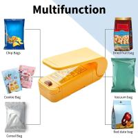 Mini Sellador De Bolsas Portátil Máquina De Sellado De Plástico Para Alimentos Y Snacks Gadgets De Cocina Herramienta De Almacenamiento - details 2