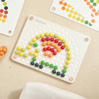 Tablero De Dibujo Arcoíris Montessori Juguete Educativo De Aprendizaje Por Color Para Niños De 1 a 3 Años Juego De Madera - details 10