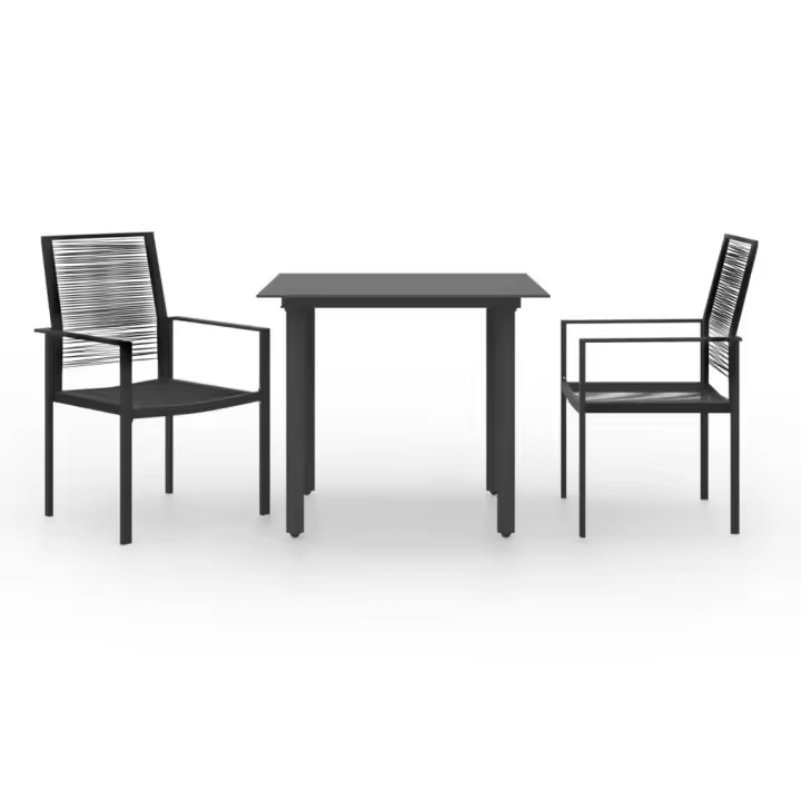 vidaXL Juego de comedor de jardín 3 piezas - 1