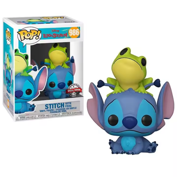 Funko Pop Stitch With Frog  Lilo y Stitch Special Edition 986 - 1