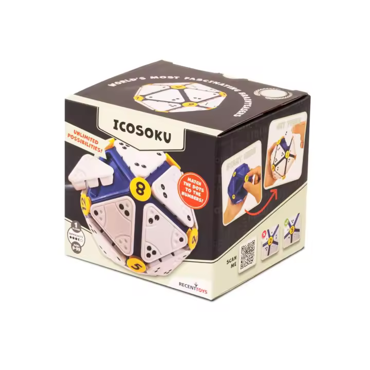 Cayro - Icosoku. Puzle 3D.  Puzle icosaedro con puntos - 1