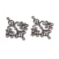 10 Piezas De Componentes En Estilo Tibetano Antiguo Plata Para Chandelier Links Para Elaboración De Aretes Colgantes Libre De Plomo Y Cadmio - details 3