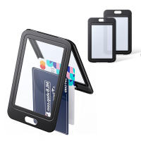 Porta Tarjetas De Negocio Para Hombres Y Mujeres Funda Transparente Para Tarjetas De Identificación Y Lanyard Bolsa De Estilo Formal - details 2