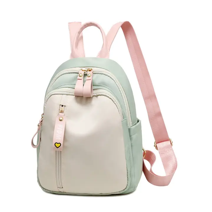 Mochila pequeña para mujer, de nailon, monedero, bandolera, linda y ligera para niñas - 1