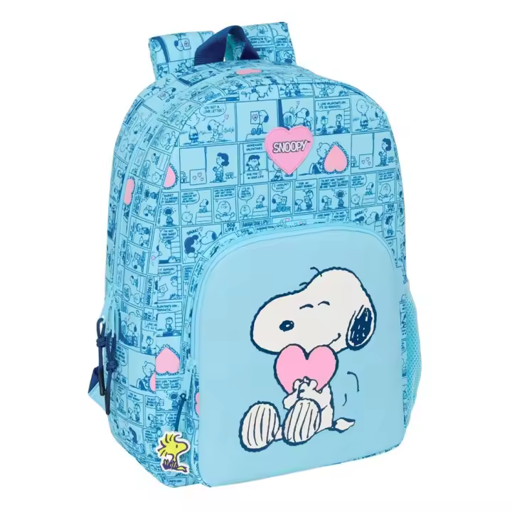 Mochila Adaptable a Carro Snoopy "Love" 30X46X14Cm (Safta 612539876) - 1