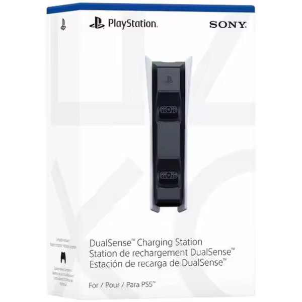 Base de carga - Sony DualSense Charging Station, Para mando inalámbrico DualSense PS5, Blanco - 1