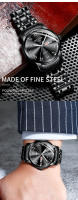 Reloj De Pulsera De Cuarzo Para Hombre BELUSHI Marca De Lujo De Acero Inoxidable a Prueba De Agua Con Calendario Y Manos Luminosas Estilo Deportivo - details 6