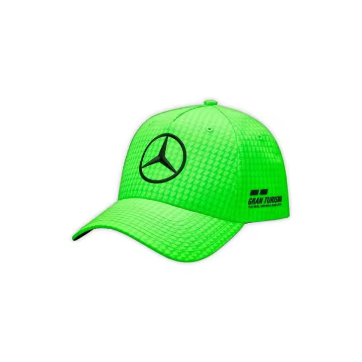 Gorra Lewis Hamilton Mercedes F1 Verde Neón Hombre  Mercedes AMG F1 Team - 1