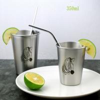 Taza De Acero Inoxidable 350ml Plata Doble Capa Para Café Té Vino Leche Cerveza Tumbler Portátil Para Viaje Vaso De Agua De Cocina - details 4