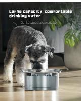 Tazón Flotante Para Mascotas 2L/3L Acero Inoxidable Dispensador De Agua Portátil VOORD Pet Supplies Para Perros Y Gatos - details 3