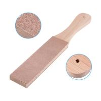 STONEGO Afilador De Cuchillos Con Mango De Madera Y Conjunto De Pulido De Cuero Para Navajas Y Navajas Doble Cara De Pulido - details 2