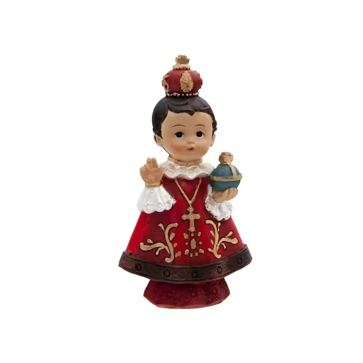 Inmaculada Romero Figura Niño Jesús de Praga 8cm Resina Decoración - 1