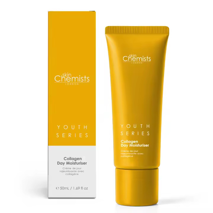 skinChemists Crema de Día con Colágeno Hidratante y Anti-edad 50ml para Firmeza Facial - 1