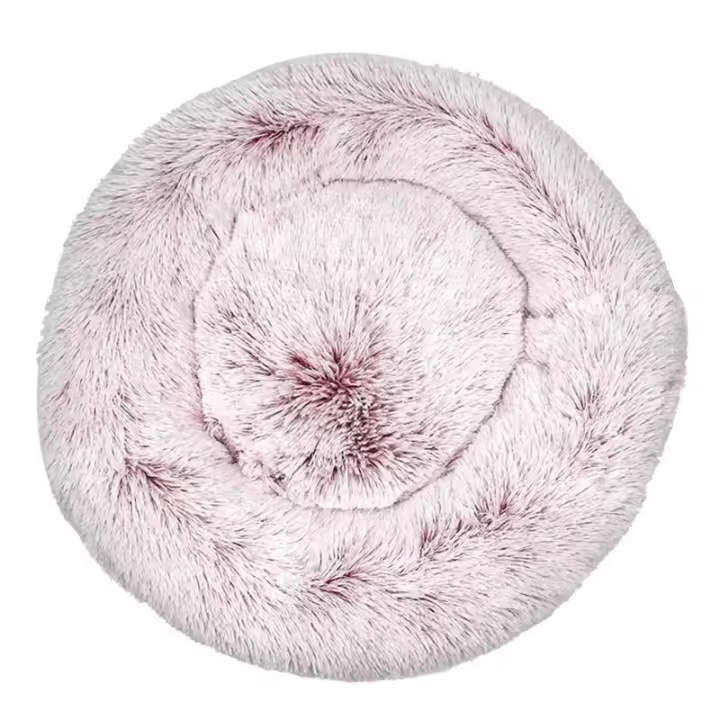 Cama para gatos, cojín suave, lavable para perros y gatos (degradado rojo, 80 cm), Sunny - 1