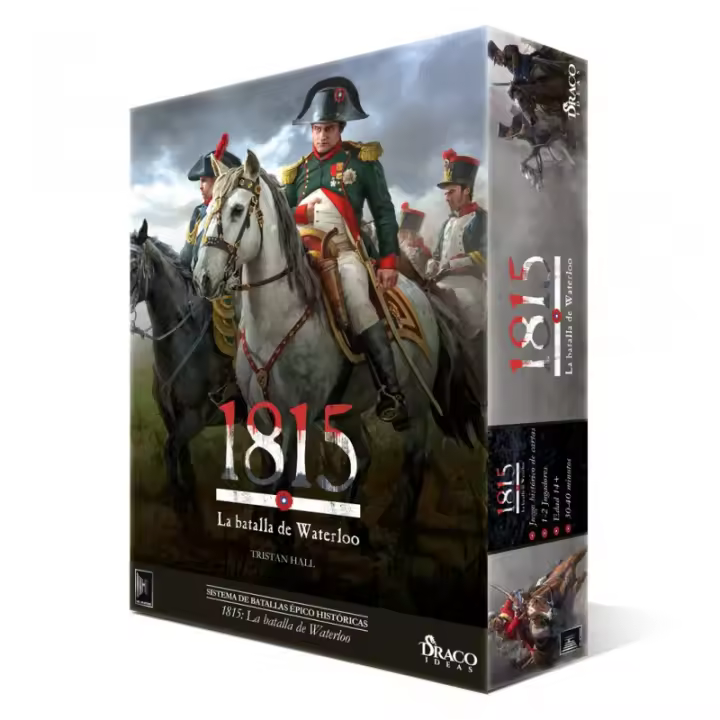 1815 LA BATALLA DE WATERLOO de Draco Ideas Juego de Mesa Táctico - 1