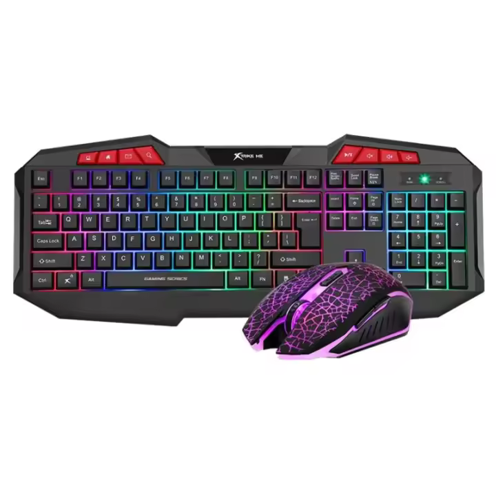 Xtrike Me MK-503 Combo Gaming RGB Teclado + Ratón TECLADO ESPAÑOL CON Ñ ENVIO RAPIDO - 1