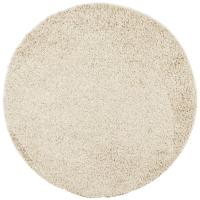 vidaXL Alfombra peluda de pelo largo moderna PAMPLONA Ø 160 cm Color Antracita,  Beige,  Crema y mas Alfombras de área  Alfombra de Piso para Sala de Estar Dormitorio Habitación Salón - details 4
