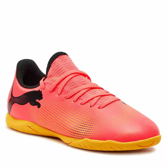 Botas de Futbol Sala para UNISEX JUNIOR PUMA FUTURE 7 PLAY IT ROSA - 1
