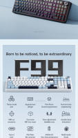 AULA F99 pro Teclado Mecánico RGB Bluetooth 2.4G Wireless Gasket 3-Modo Hot Plug PBT 8000mah Personalizable Para Gaming - details 1