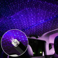 Lámpara Proyectora De Estrellas Del Cielo Estelar Romántico LED 5V USB Para Decoración De Techo De Coche Y Habitación Plug And Play - details 1