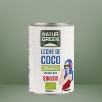 Leche de Coco Bio | Pack de 2x | 400g | Sin Azúcares Añadidos | Ideal para Cocina Asiática | Repostería | Bebidas | NATURGREEN - details 3