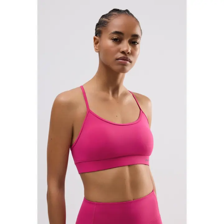 Ysabel Mora - Top deportivo espalda transpirable sujeción ligera fucsia - 1