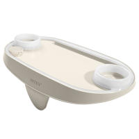 INTEX - Bandeja con soporte para 2 bebidas con luz LED para PureSpa, 45x26x16 cm, funciona con 2 pilas de litio CR2032 incluidas - details 0