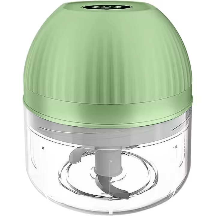 Picadora de Ajo Eléctrica, mini trituradora de Ajo, trituradora de Alimentación portátil por USB, para Padar Cebolla, Nueces, Jenjibre y vegetal (verde) - 1