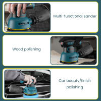 Lijadora eléctrica de 300W, pulidora Orbital aleatoria de 110V y 220V, lijadora de velocidad Variable con papel de lija de 125mm, máquina pulidora para coche, Car Polishing Machine, Máquina de lijado de velocidad variable - details 2