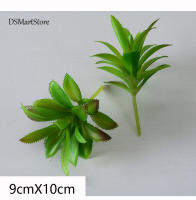 9/6PCS Plantas De Suculentas Artificiales Para Decoración De Hogar Cactus Miniatura Realista Texturizada Falsa Planta Para Exposición Y Regalo - details 10