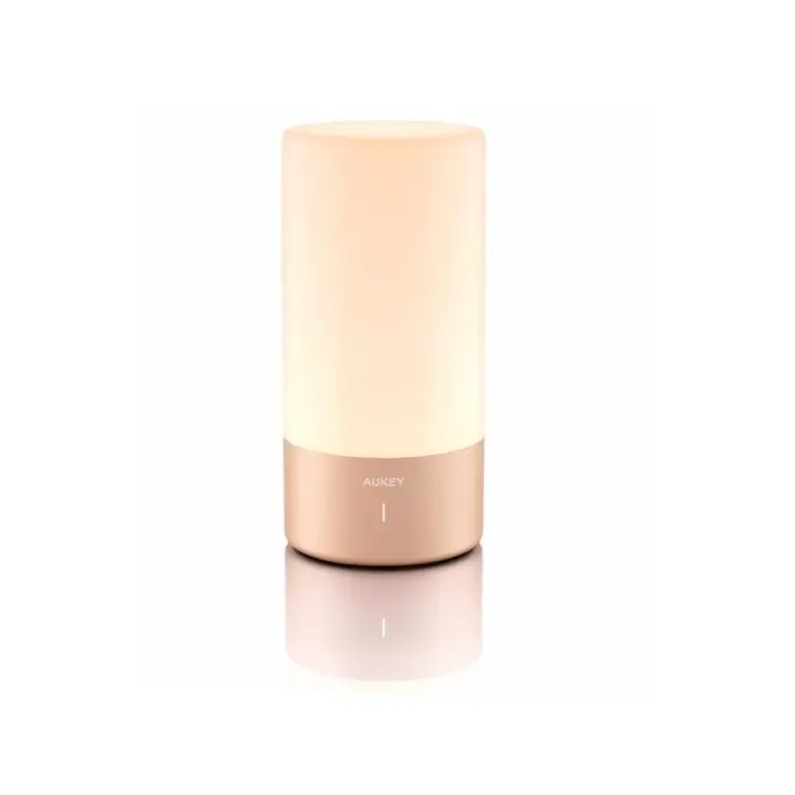 Luz de noche recargable LED regulable, lámpara de mesita de noche, luz RGB de ambiente, luz táctil - 1