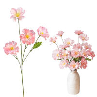 4 Cabezas De Flores Artificiales Largos Pétalos Silken Bouquet Plantas Para Bodas Fiestas Sala De Estar Decoración De Mesa Regalo - details 22