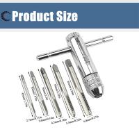 Sujetador De Tornillo Ajustable Con Mango T Rascador De Rosca Manual Herramienta En Forma De T Para Hilo Métrico M3 M4 M5 M6 M8 - details 6