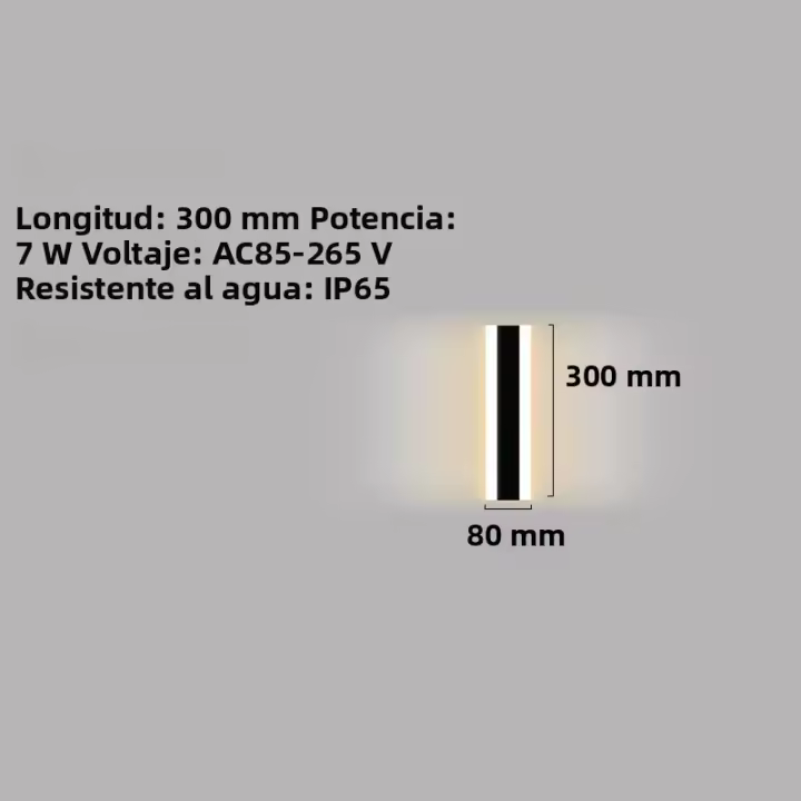 Lámpara De Pared LED Moderna Impermeable Para Exterior IP65 Aluminio Luz De Jardín Farol De Porche 110V 220V Sconce Luminaire - 1