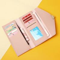 Cartera Larga Para Mujer 2024 Nueva Corazón Plano Con Múltiples Tarjetas Y Cierre De Hebilla Cartera Con Teléfono Móvil Material PVC - details 0