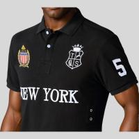 Camisa Polo Para Hombre Estilo Casual Cotton Bordado De Lujo Color Contraste Diseño Original USA New York Royal Sport Party - details 3